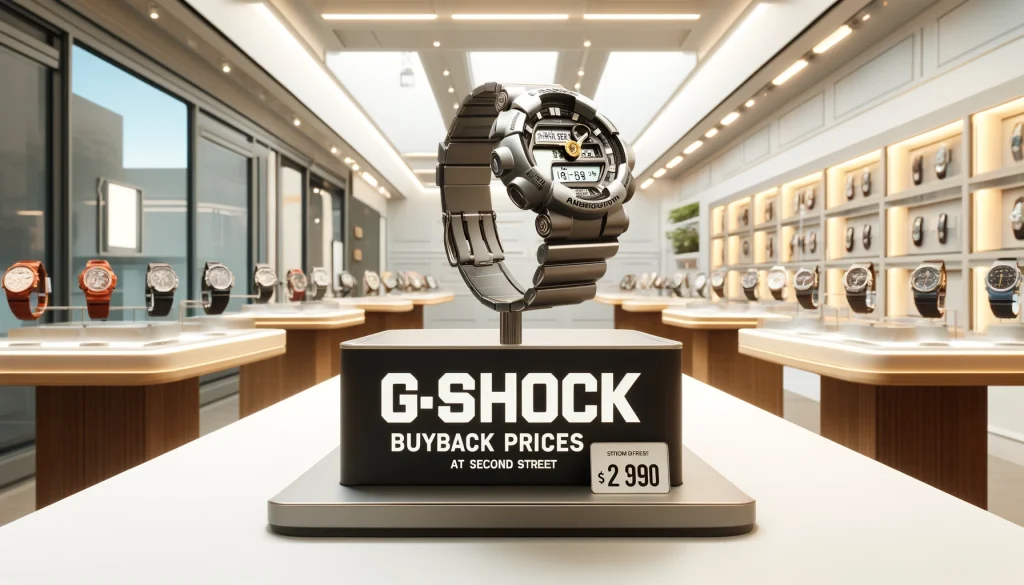 セカンドストリートでのG-SHOCK買取価格