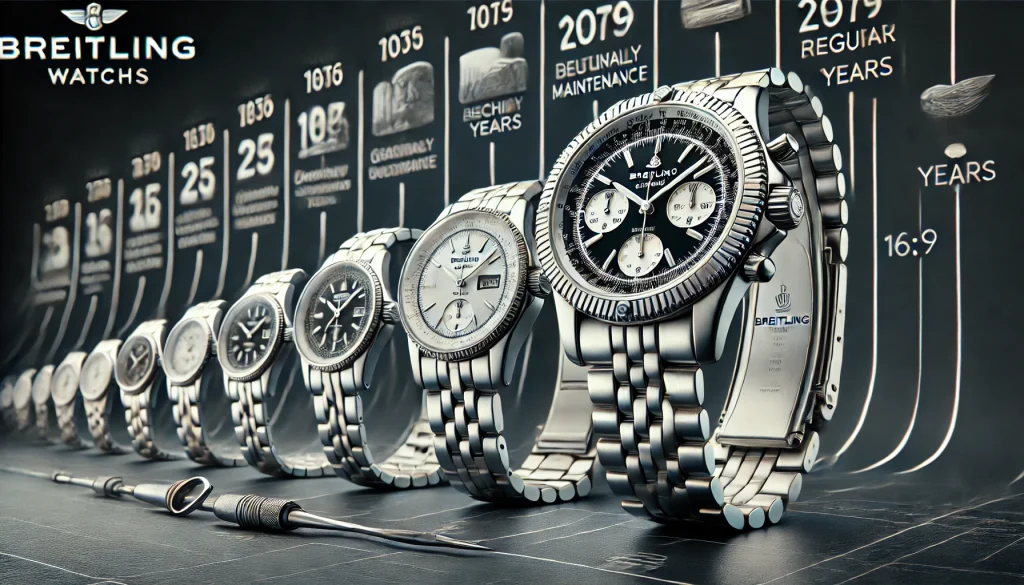 ブライトリングの時計は何年くらい使えますか？