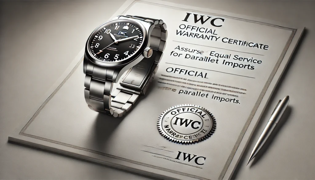 IWCの時計は並行差別を受けるのか？