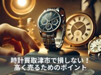 時計買取津市で損しない！高く売るためのポイント
