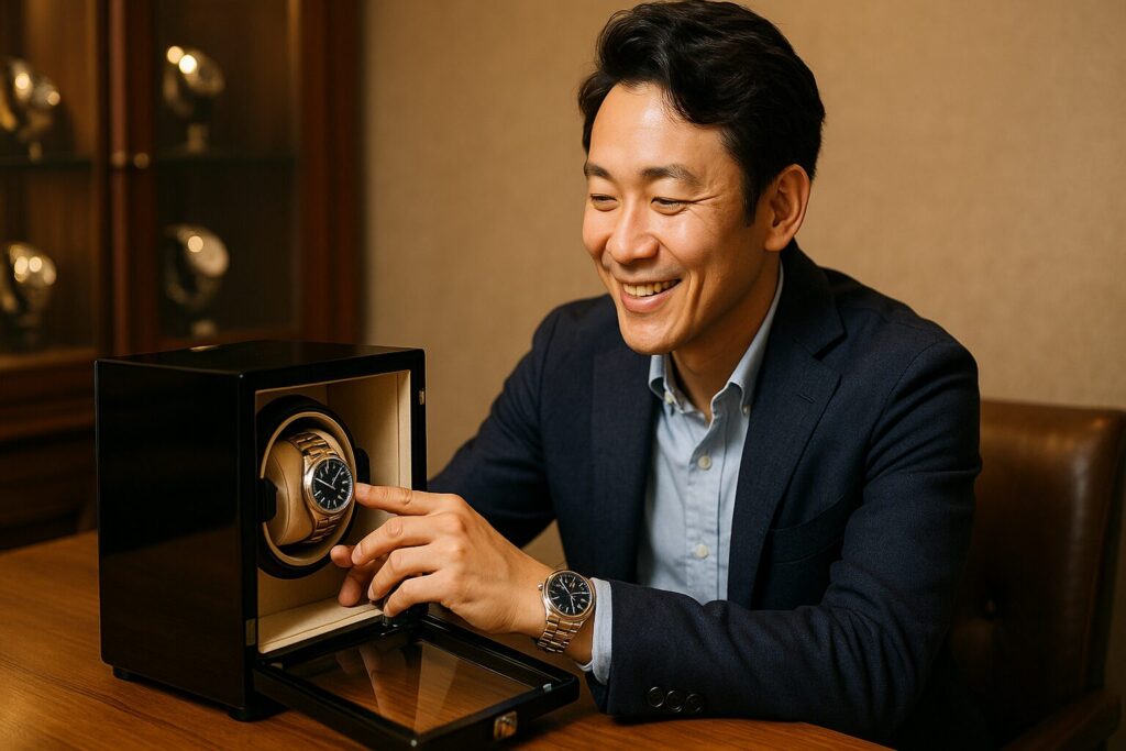自動巻き時計を使わない時との違いについて
