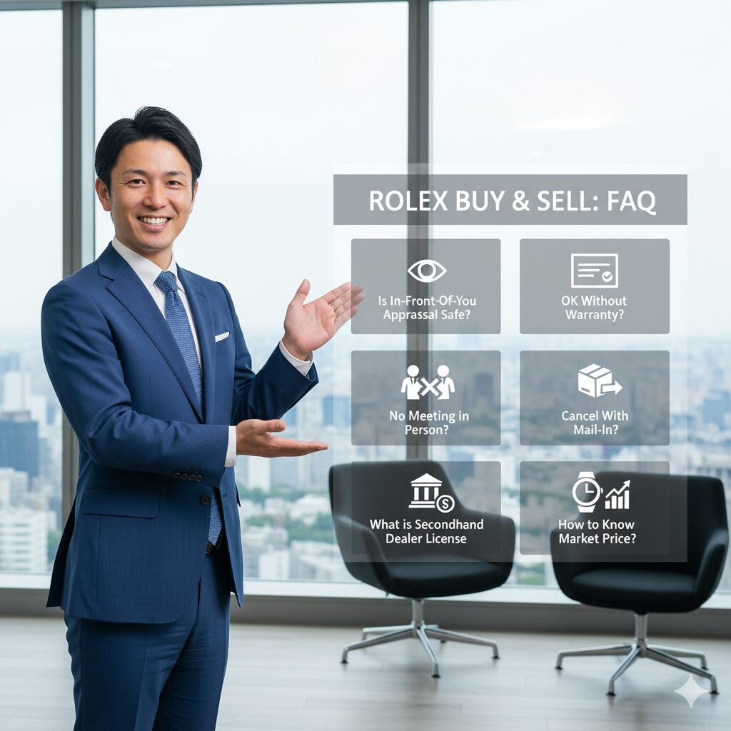 ロレックス買取のすり替えについてよくあるご質問FAQ
