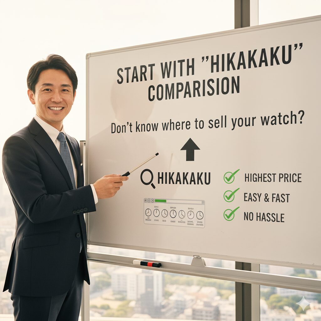 まとめ:時計買取で迷ったら、まず「ヒカカクで比較」から始めよう