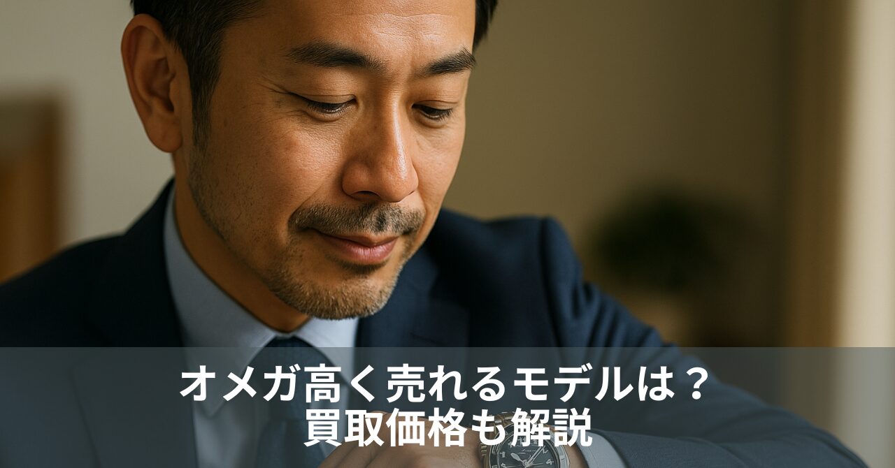 【2025年】オメガ高く売れるモデルは？買取価格も解説