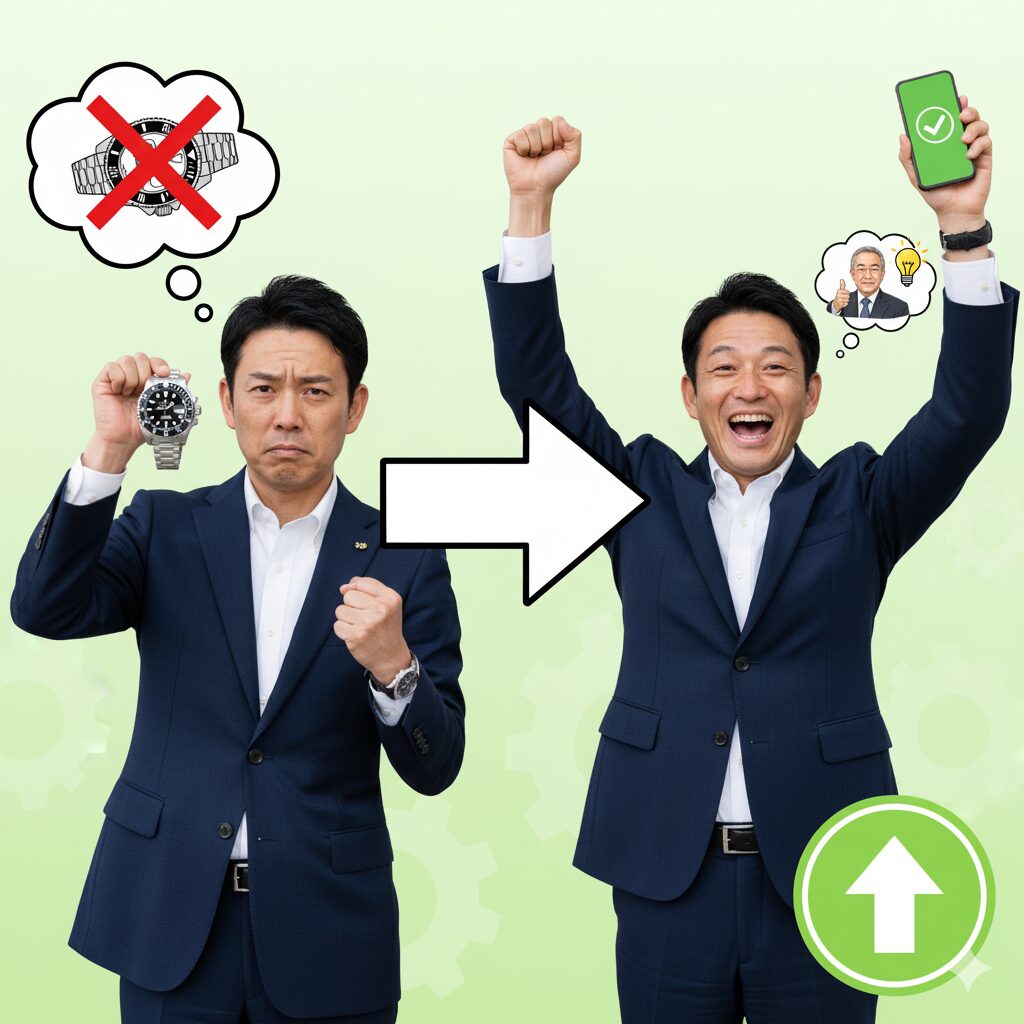 【体験談】ヒカカクでサブマリーナを査定したら3万円も高く売れた話