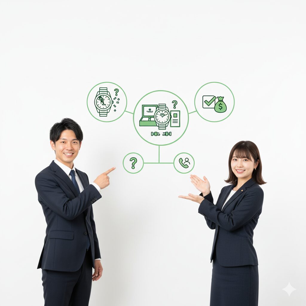ロレックス買取のよくある質問(Q&A)