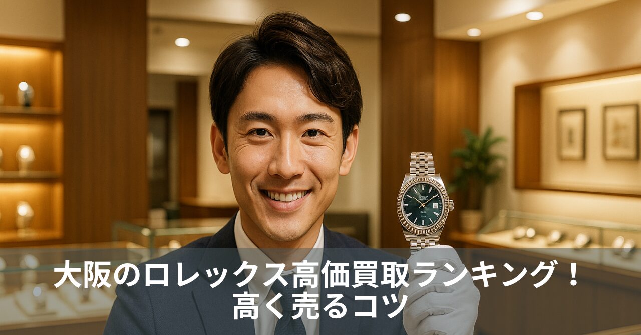 大阪のロレックス高価買取ランキング！高く売るコツ