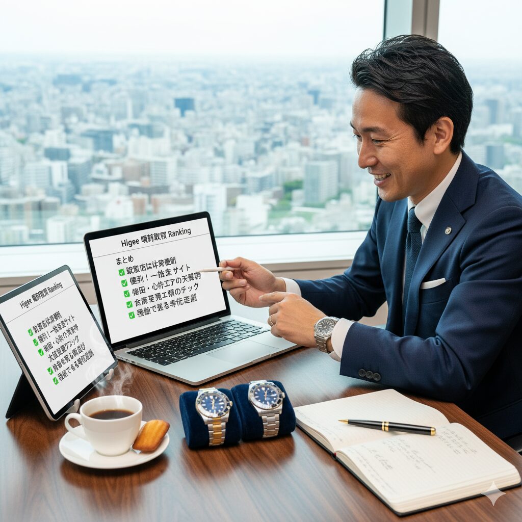 ロレックス高価買取大阪ランキングのまとめ