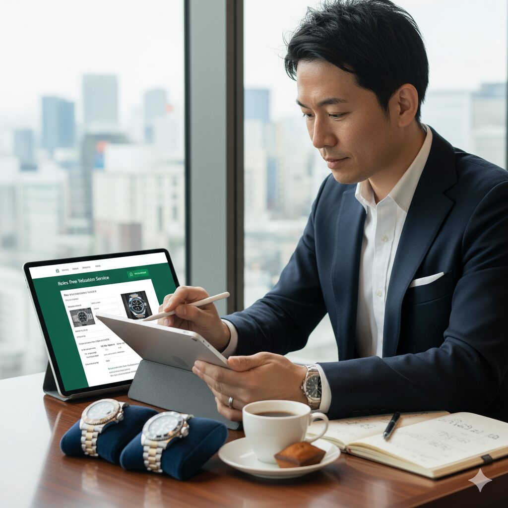 便利な無料査定サービスでロレックス買取