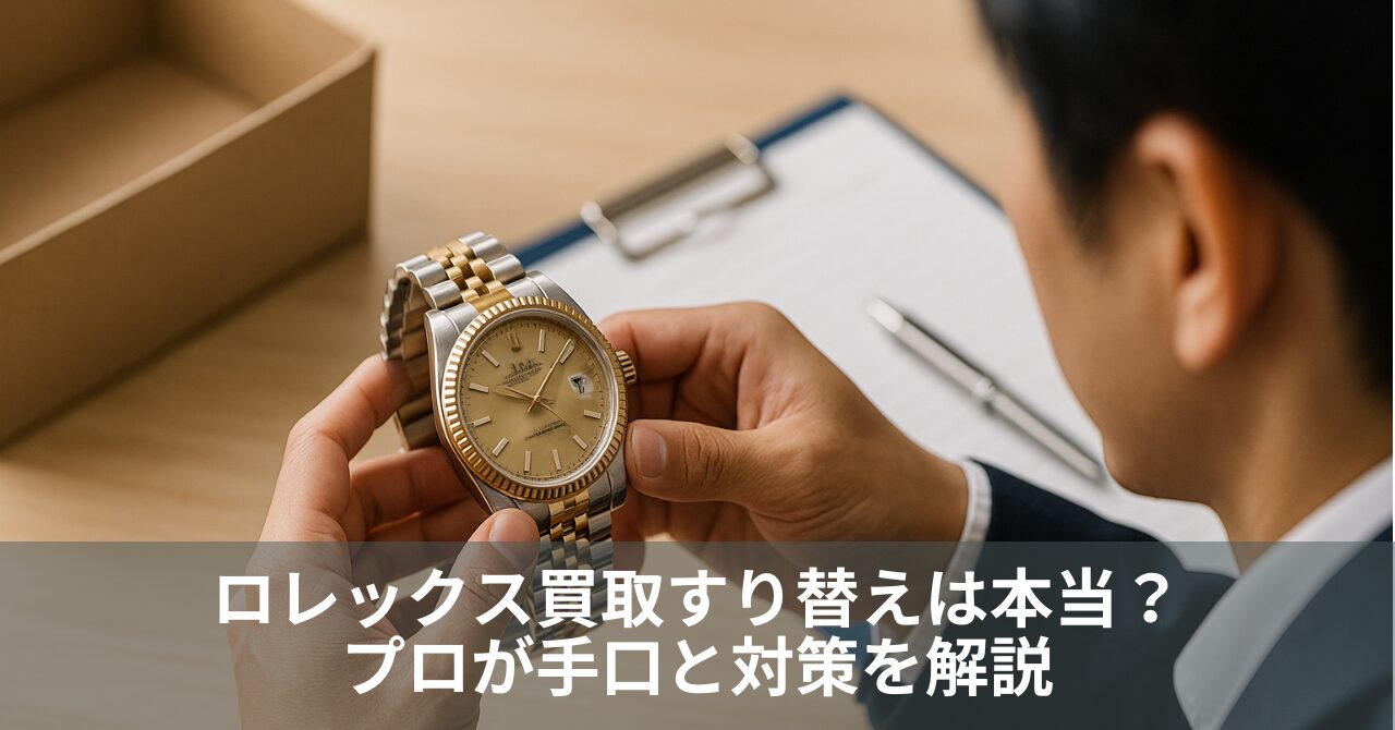 ロレックス買取すり替えは本当？プロが手口と対策を解説