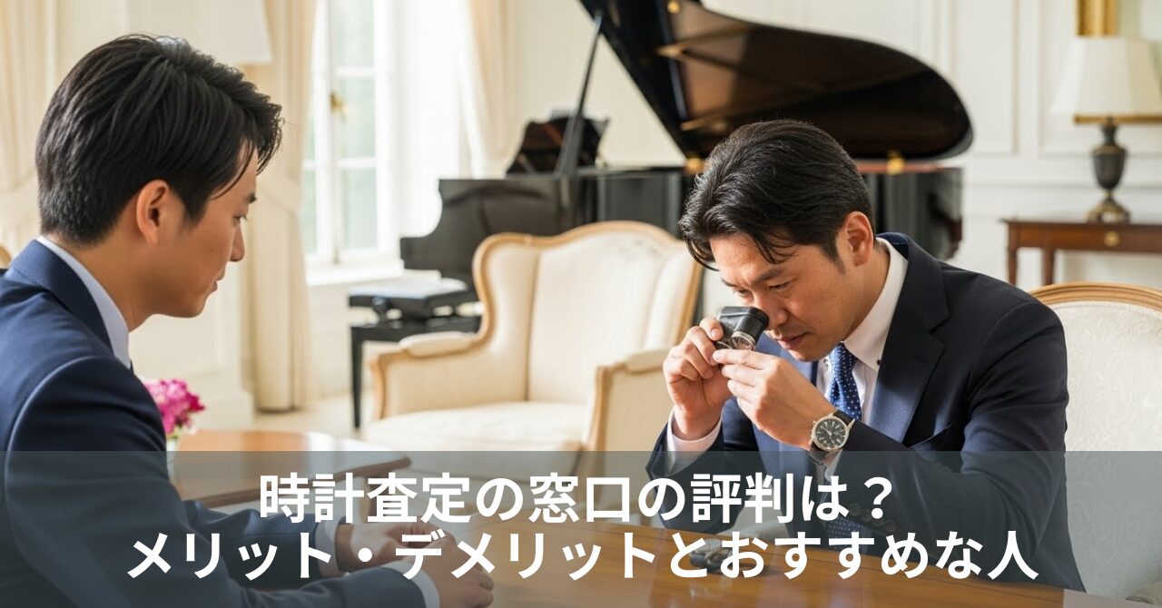 時計査定の窓口の評判は？メリット・デメリットとおすすめな人
